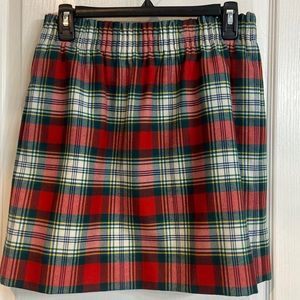 J. Crew Plaid Skirt Size 6